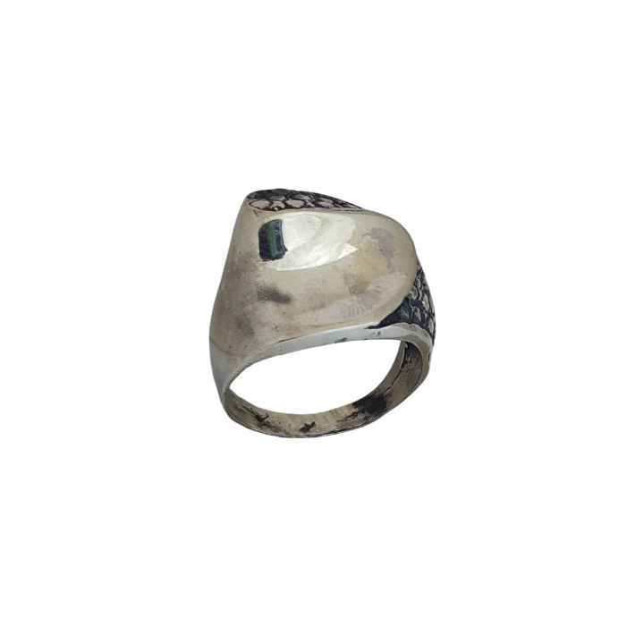 75A 75- Unhammered Waves Ring - Görsel 1