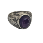 O13- Eskitme Dokulu Ametist Yüzük - Görsel 3