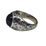 O13- Eskitme Dokulu Ametist Yüzük - Görsel 4