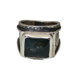 O24- Rumi Green Agate Signet – One of One - Image 2