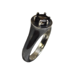 O26- Nocturne Smokey Topaz Ring – One of One - Image 3