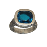 O27- Nordik Azure Yüzük – Tek Üretim)