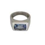 O33- Milano Akuamarin Yüzük – Tek Üretim - Image 3