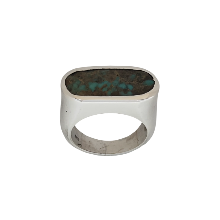 O34-A O34- Nişabur Turkuaz Yüzük – Tek Üretim - Image 1