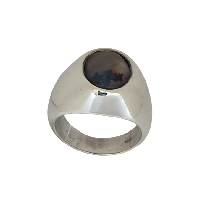 O35-A O35- Arbor Yosun Akik Yüzük – Tek Üretim - Image 1