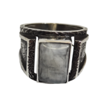 O4-Erzurum Hand Engraved Moonstone Ring - Görsel 4