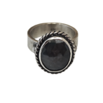 O9- Lunar Crown – Faceted Moonstone Ring - Görsel 3